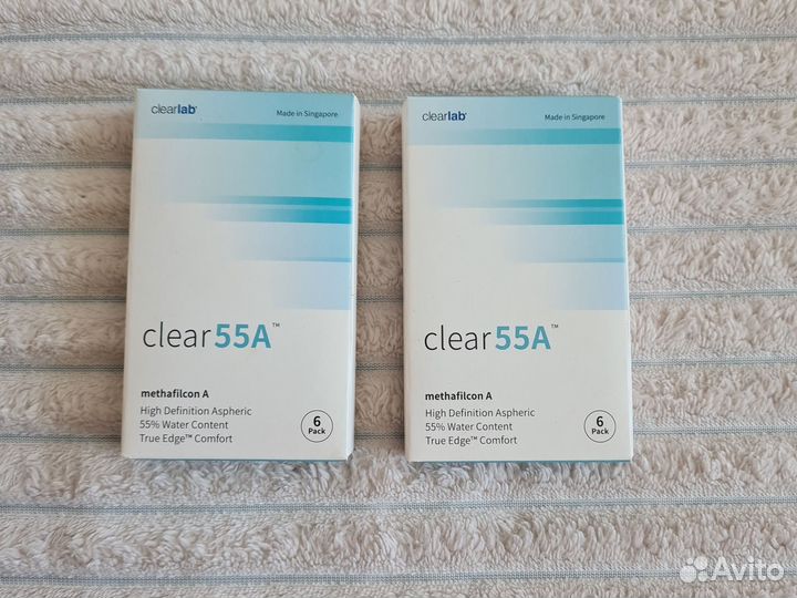 Линзы контактные Сlear 55A -1.75