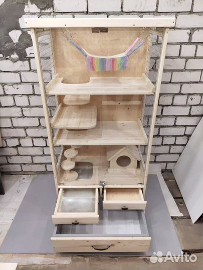 Клетки и витрины для Шиншиллы, Дегу, и других грыз