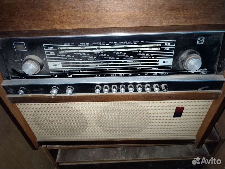 Ламповая радиола rigonda 102