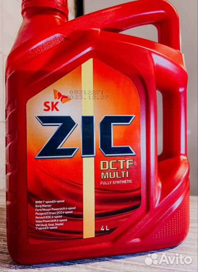 Масло для DSG ZIC