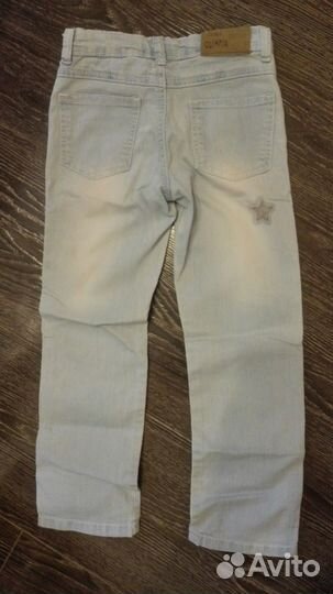 Костюм: куртка + джинсы дев. 5-7 лет