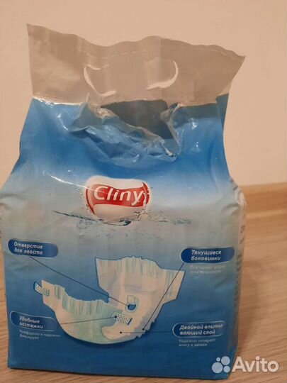 Подгузники д/собак и кошек Cliny