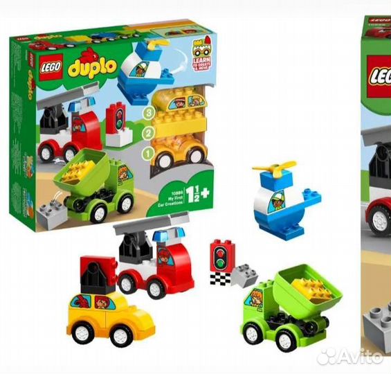 Lego duplo Мои первые машинки