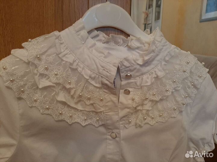 Блузка нарядная школьная 158-164