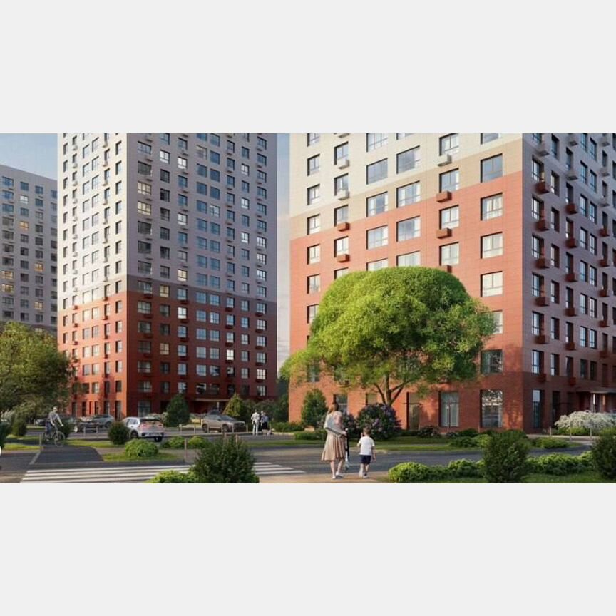 2-к. квартира, 50,8 м², 4/18 эт.