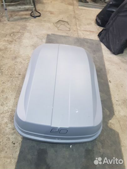 Автобокс 350 литров серый