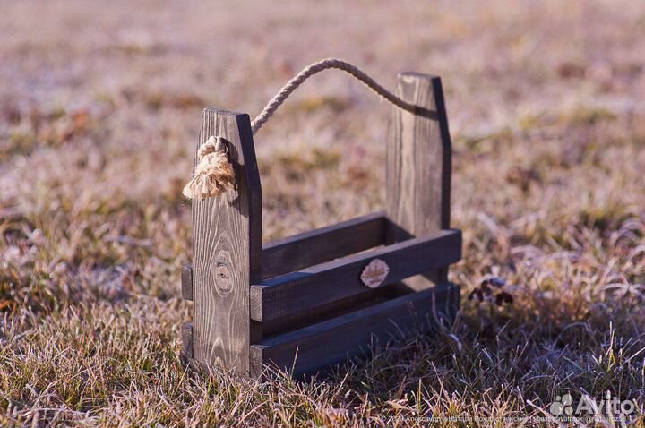 Ящики деревянные под 3 винные бутылки