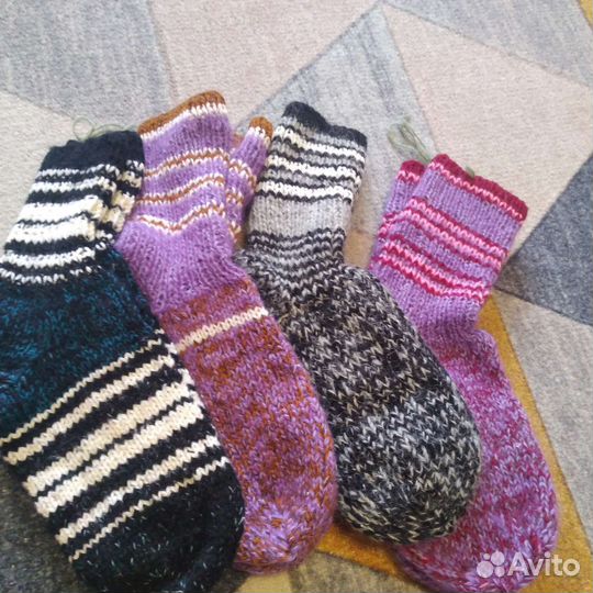 Вязаные носки