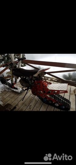 Гусеница и лыжня для питбайка