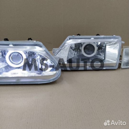 Фары 2114 би-линза (Хром)