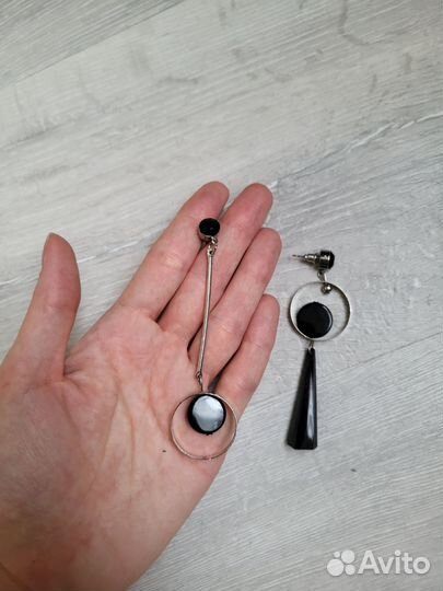 Серьги геометрический стиль