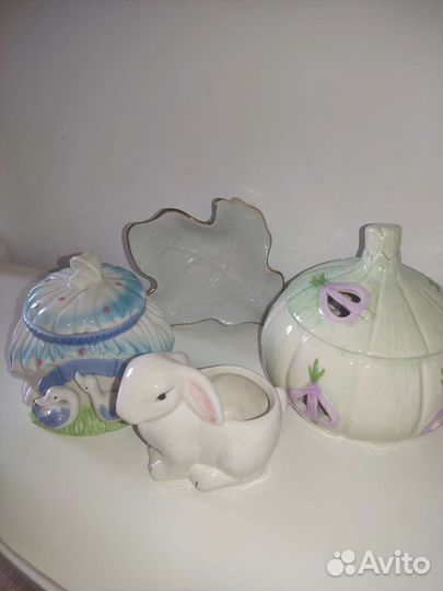 Посуда кашпо керамика стекло декор