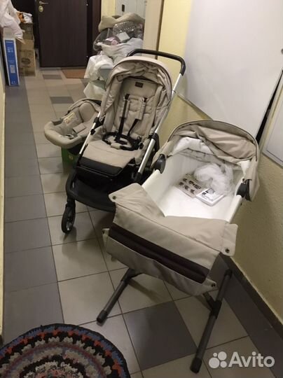 Коляска inglesina aptica 4 в 1 cashmere beige