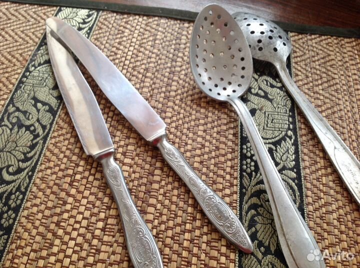 СССР ножи и вилки костяные ручки