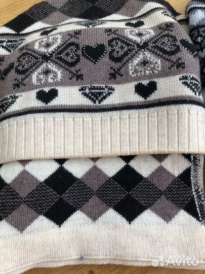 Комплект шапка и шарф