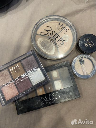 Тени для век, скульптор, хайлайтер