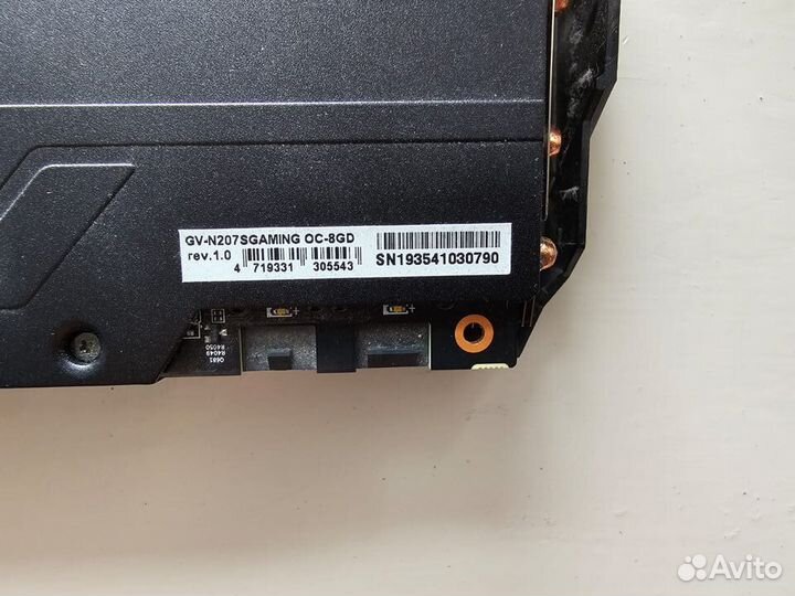 Видеокарта gigabyte GeForce RTX 2070 super gaming