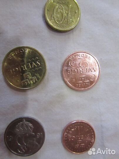 Монеты Швеции