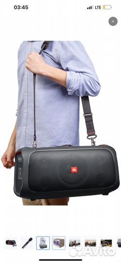 JBL PartyBox On-The-Go, 100 Вт