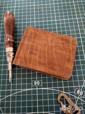 Кашеле мужской,зажим для денег ручной работы