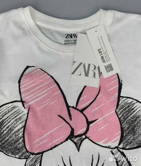 Костюм Зара для девочки футболка шорты