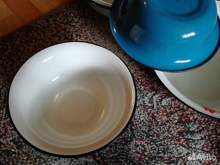 Посуда эмалированная новая СССР