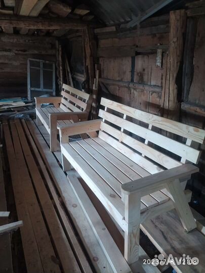 Скамья садовая лавка