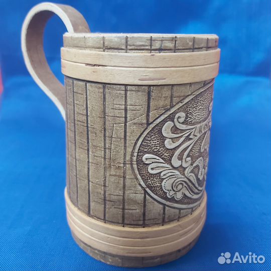 Кружка из бересты для пива