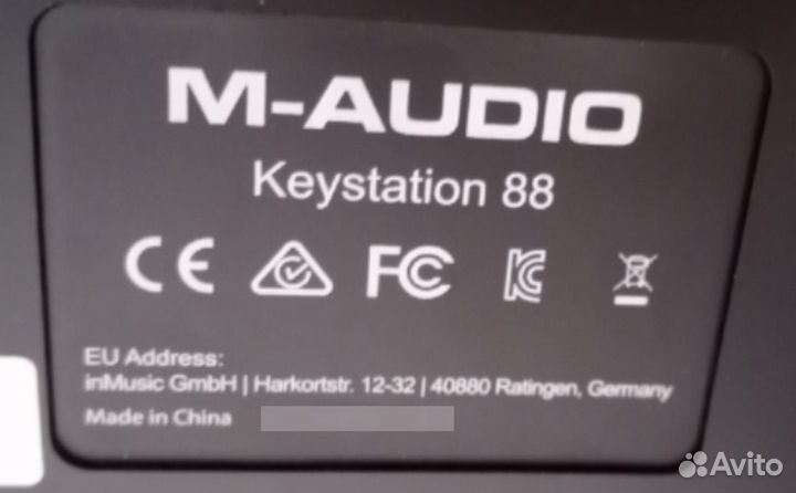 Midi-клавиатура 88 клавиш M-Audio Keystation MK2