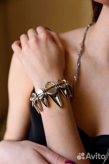 Uno de 50 украшения с серыми кристаллами оригинал