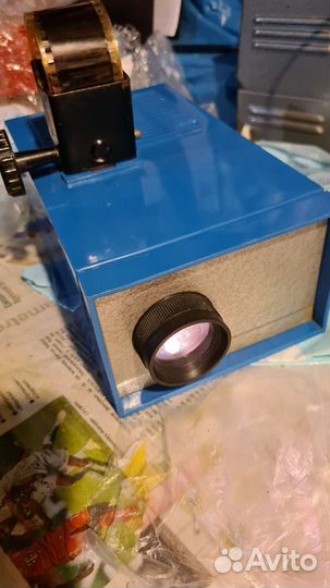 Фильмопроектор фд2 фильмоскоп с диафильмами