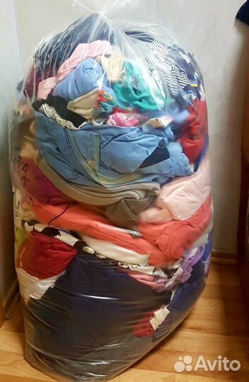 Одежда секонд хенд мешок 15 кг (ветошь)