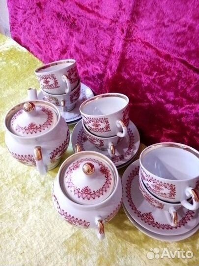 Чайный сервиз фарфор УССР