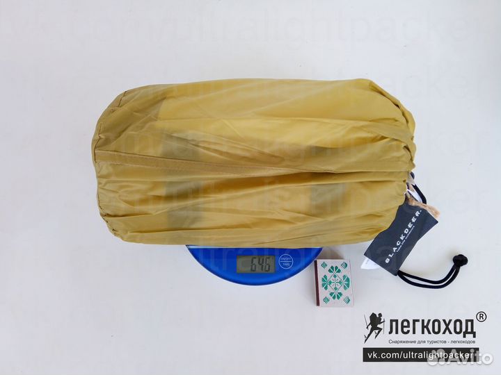 Новый надувной коврик Blackdeer утеплителем 183см