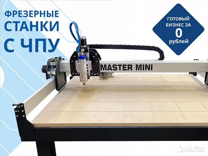 Фрезерный станок с чпу Master mini 1100x1100