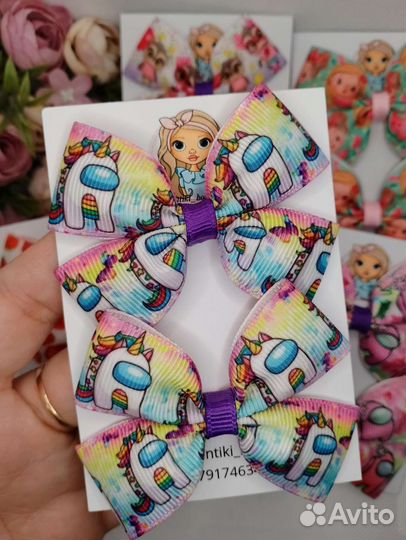 Бантики для девочек ручной работы