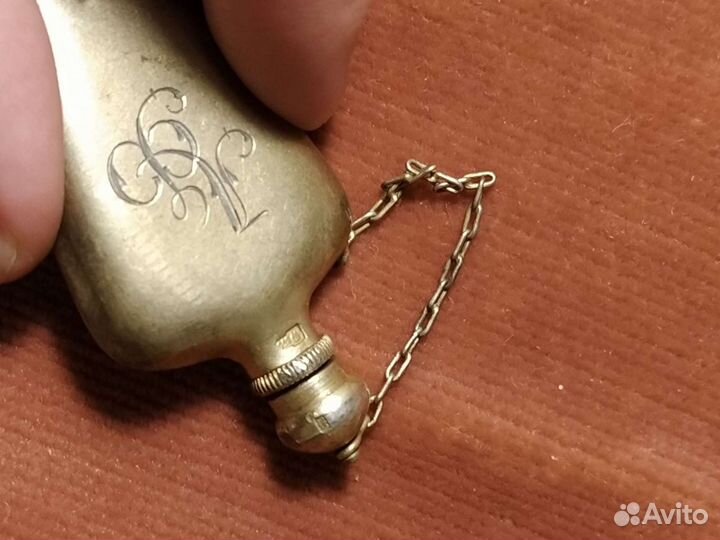 Флакон винтажный для духов серебро