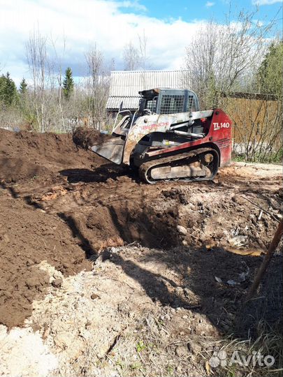 Услуги минипогрузчика