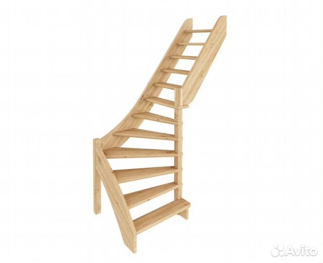 Лестница лс-92М/4 П, сосна (2 уп)