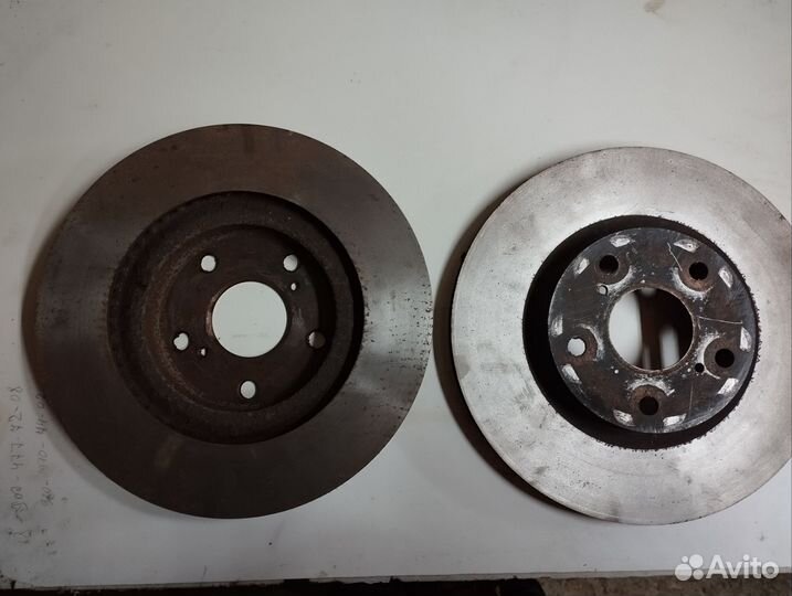 Передние тормозные диски на RAV4