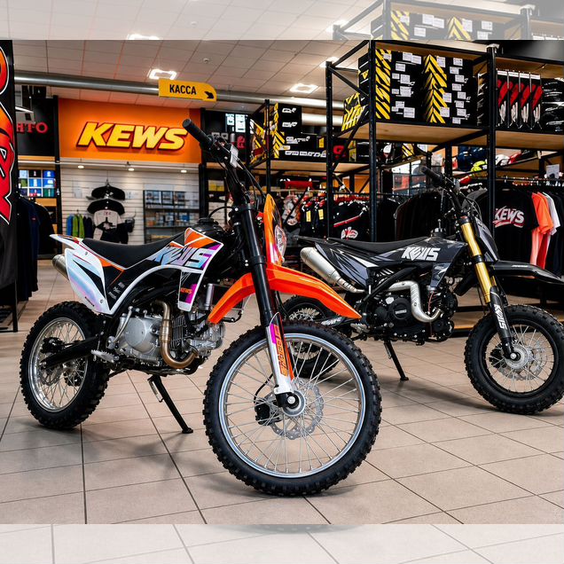 Мотоцикл питбайк Kews до 125 кубов