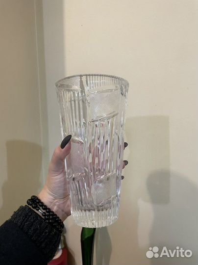 Ваза для цветов хрустальная СССР