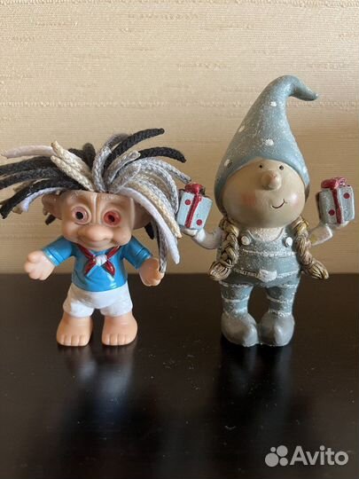 Сказочные фигурки (тролль и гном)