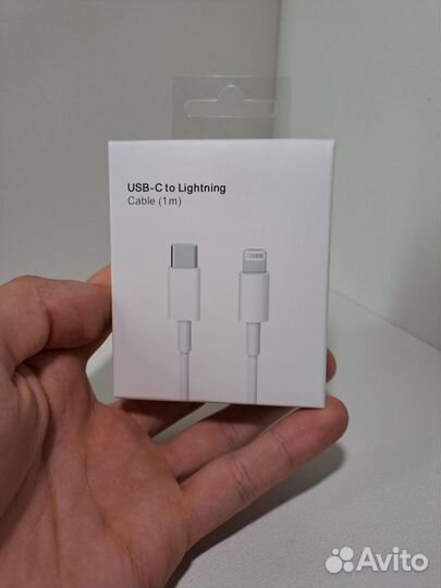 Кабель Type-C на lightning 1 м