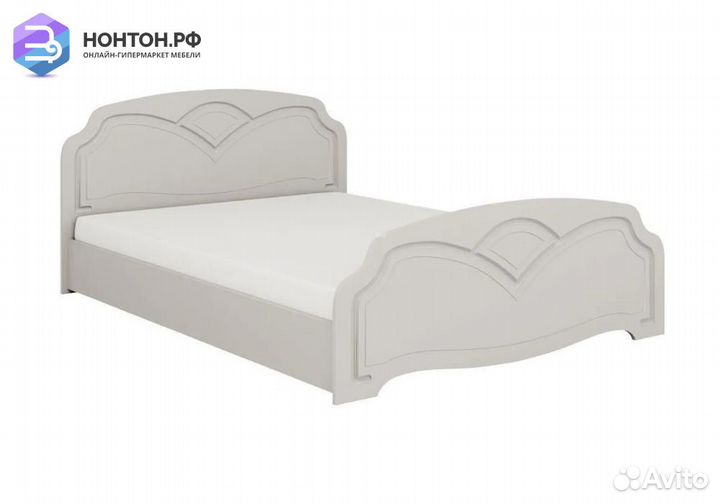 Кровать Натали-1 белый глянец
