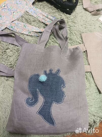 Сумки льняные 100 лен. Сумки из стежки