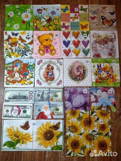 Салфетки для декупажа