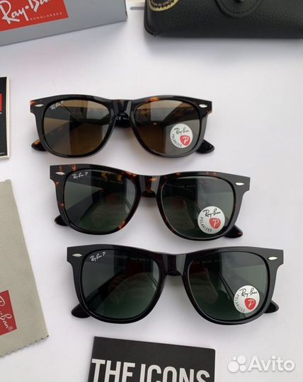 Очки ray ban wayfarer поляризационные Polaroid