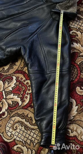 Меховая зимняя мужская куртка дубленка с капюшоном