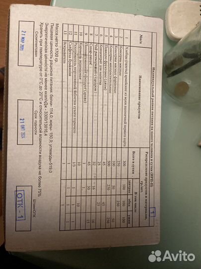 Ирп сухпай сухой паек